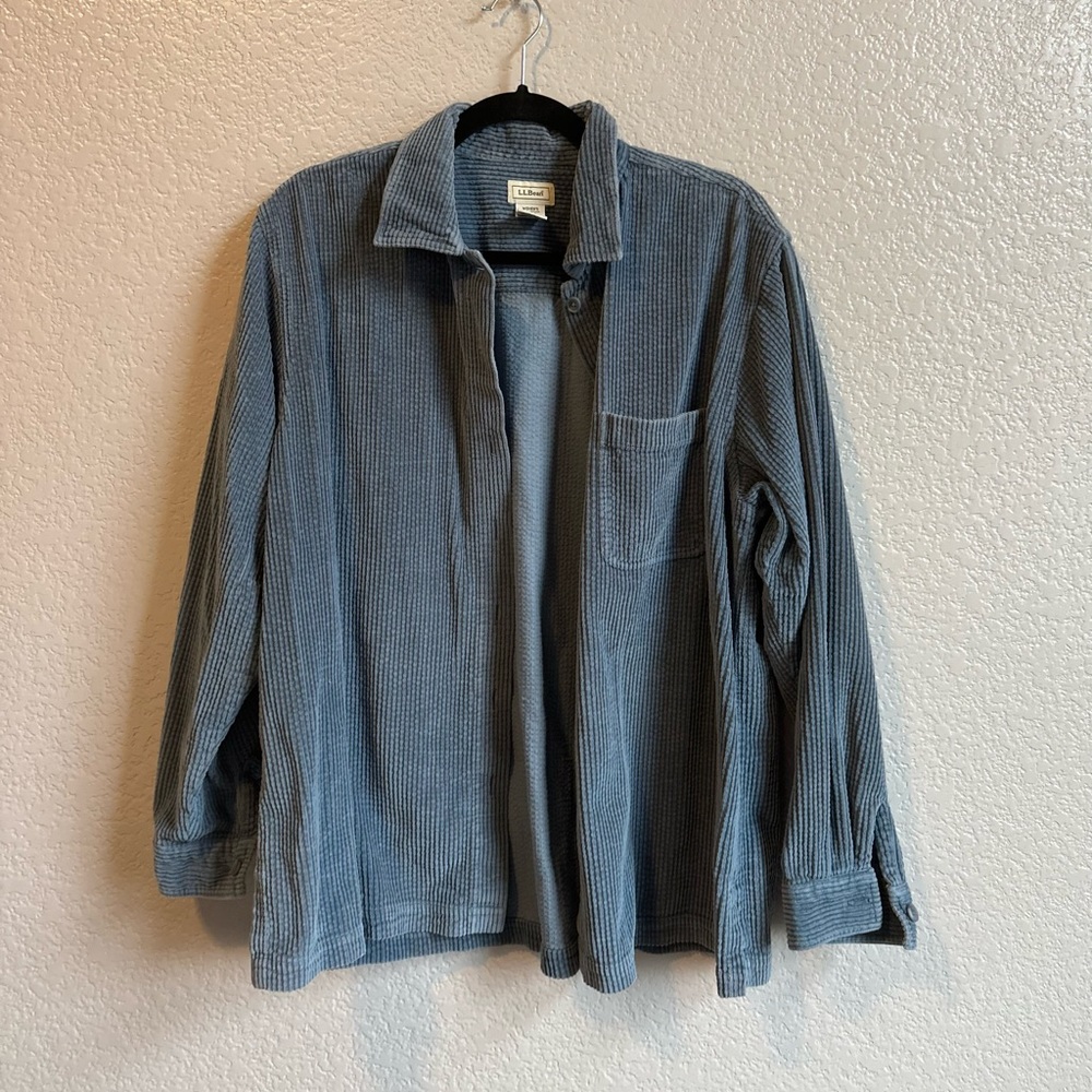 L.L Bean corduroy flannel
